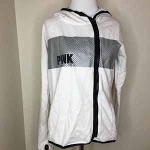 Victoria Secret PINK White Long Sleeve Jacket